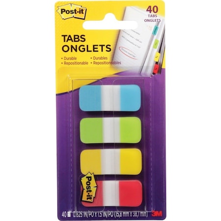 Post-It Tabs, Post-It, Primary, Ast Pk MMM676ALYR